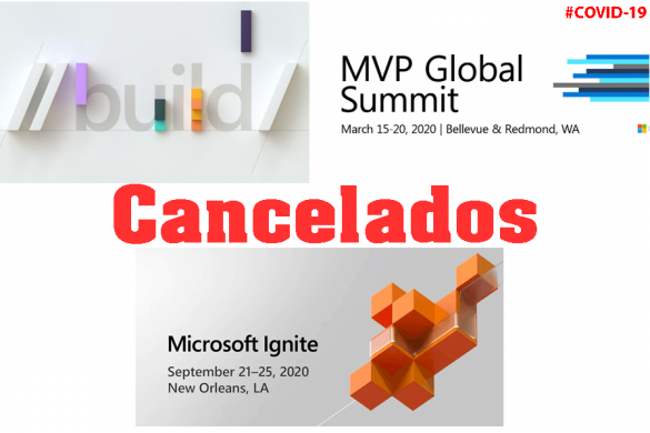 Eventos Microsoft Cancelados
