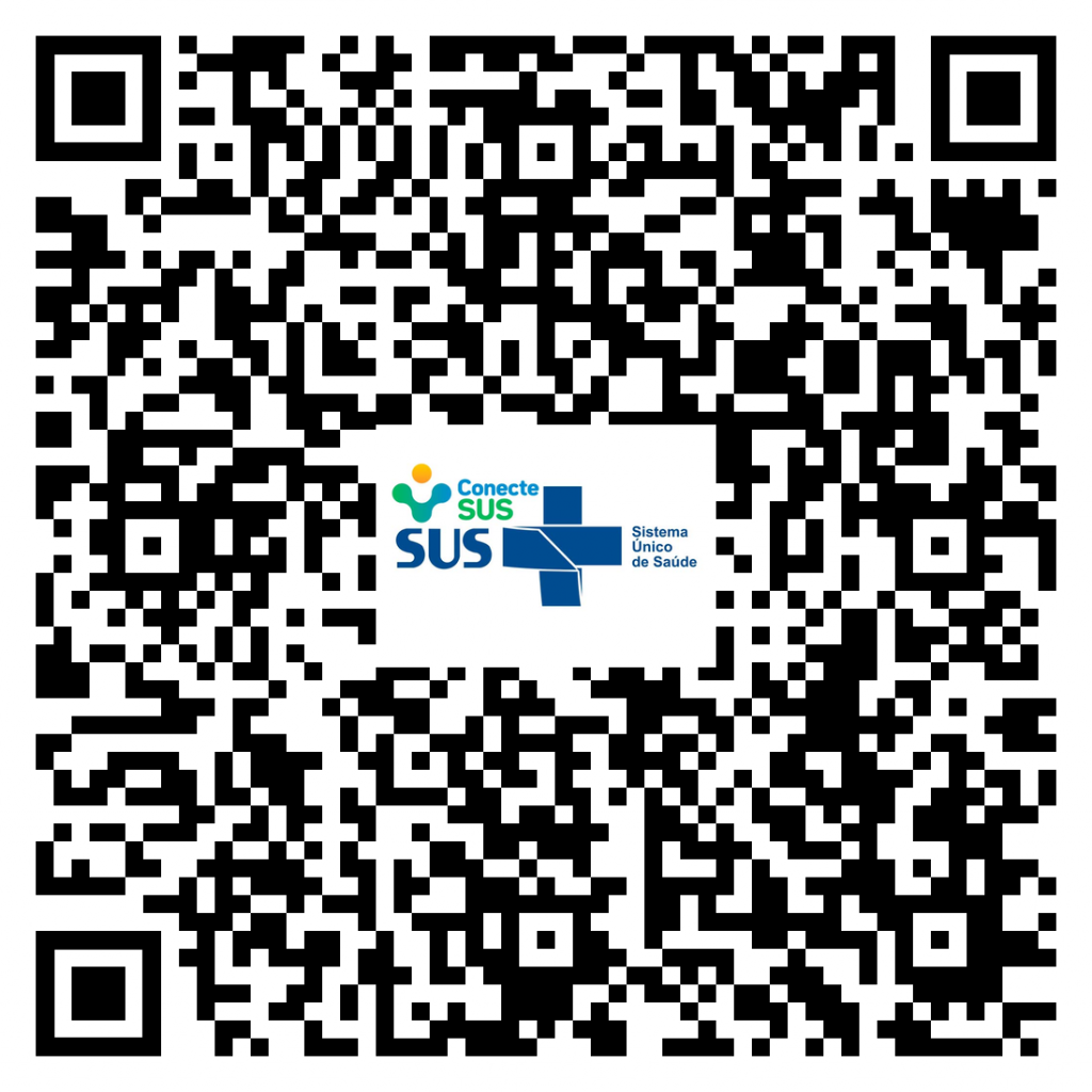 QR Code gerado pelo site O Cara do TI validado no Conecte SUS