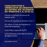 como executar o comando sfc