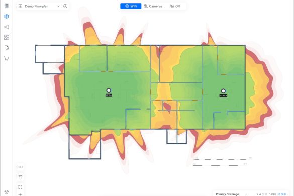 Projeto de rede Wi-Fi corporativa no UniFi Design Center